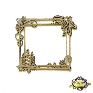 Christmas Candle Frame