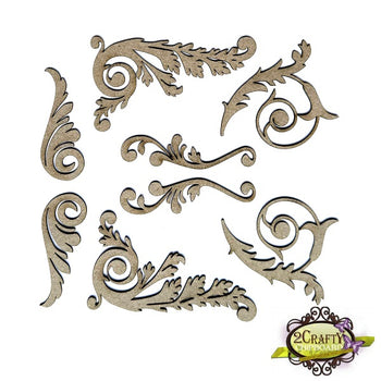 Vintage Flourish Set 1