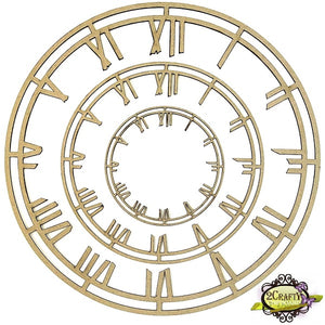 12 x 12 Weathered Clock Face Frames