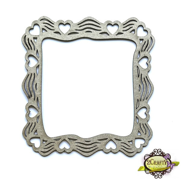 Lacey Square Heart Frame