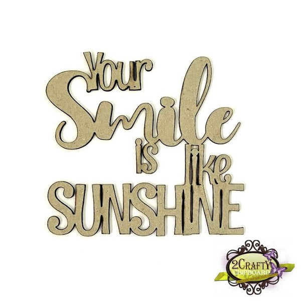 Your Smile is Like Sunshine Title