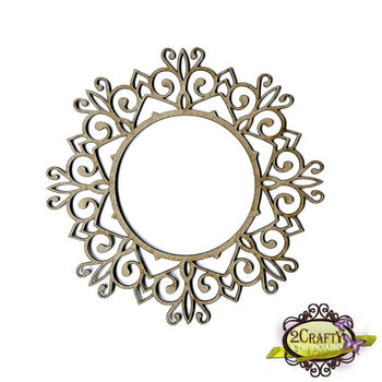 Decorative Doily Flourish Frame