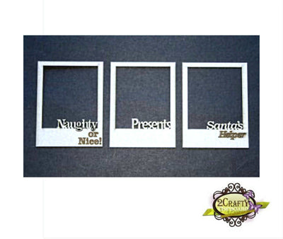 Xmas Polaroid Frames