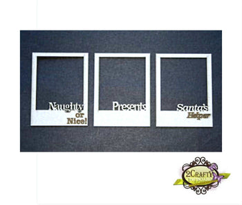Xmas Polaroid Frames
