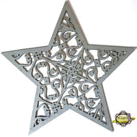 10" Decorative Panel - Flourish Star