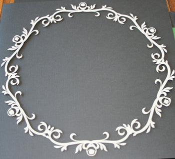 11" Rose Flourish Frame