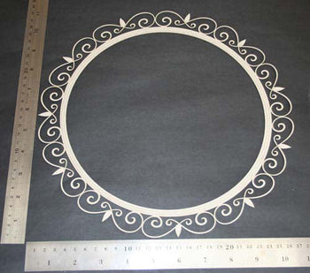11" Round Flourish Frame