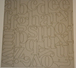 12 x 12 Alphabet Basic
