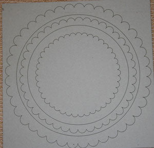 12 x 12 Scallop Circles Sml