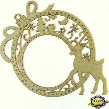 11" Bauble/Deer Frame