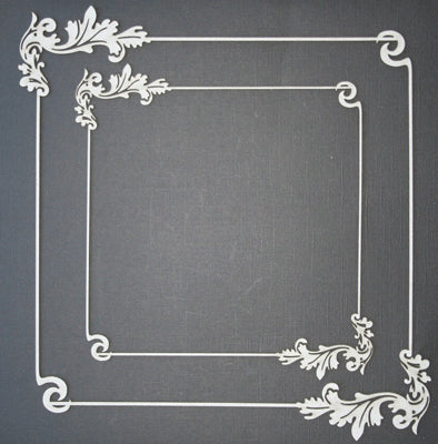 12x12 Square Leafy Frame Set