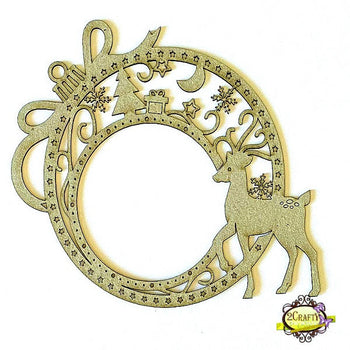 6" Bauble/Deer Frame