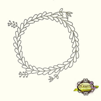 6" Fine Heart Leaf Frame