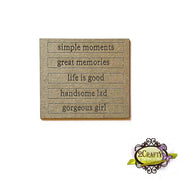 Mini Title Stick Set 1