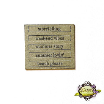 Mini Title Stick Set 4
