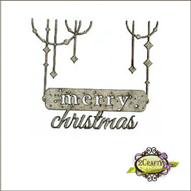 Dangling Merry Christmas Sign