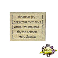 Mini Word Stick Christmas Set 1