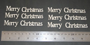 Card - Merry Xmas Words