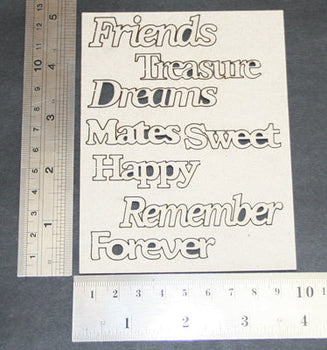 Card -Word Packs - Friendship