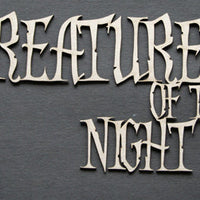 Creatures of the Night Title