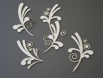 Funky Leaf Swirls