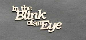 In the Blink of an Eye Mini Title
