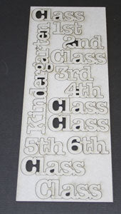 Mini School Class Titles