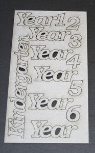 Mini School Year Title