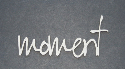 Moment - loopy font