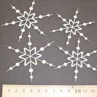 Pointed Snowflakes