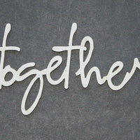 Together - loopy font