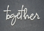 Together - loopy font