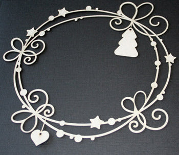 Whispy Christmas Page Frame
