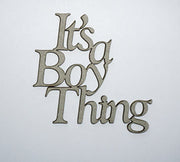 It's A Boy Thing Title